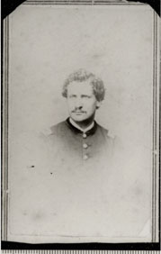 2nd Lieutenant Alexander Stewart, 1st NJ Cavalry, Photographer: Hopkins, Annapolis, MD, Remarks: Accession #1994.046; reproduction