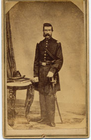 1st Lieutenant William H. Stiles, 40th NJ Volunteers, Photographer: James Dungan, Burlington, NJ
