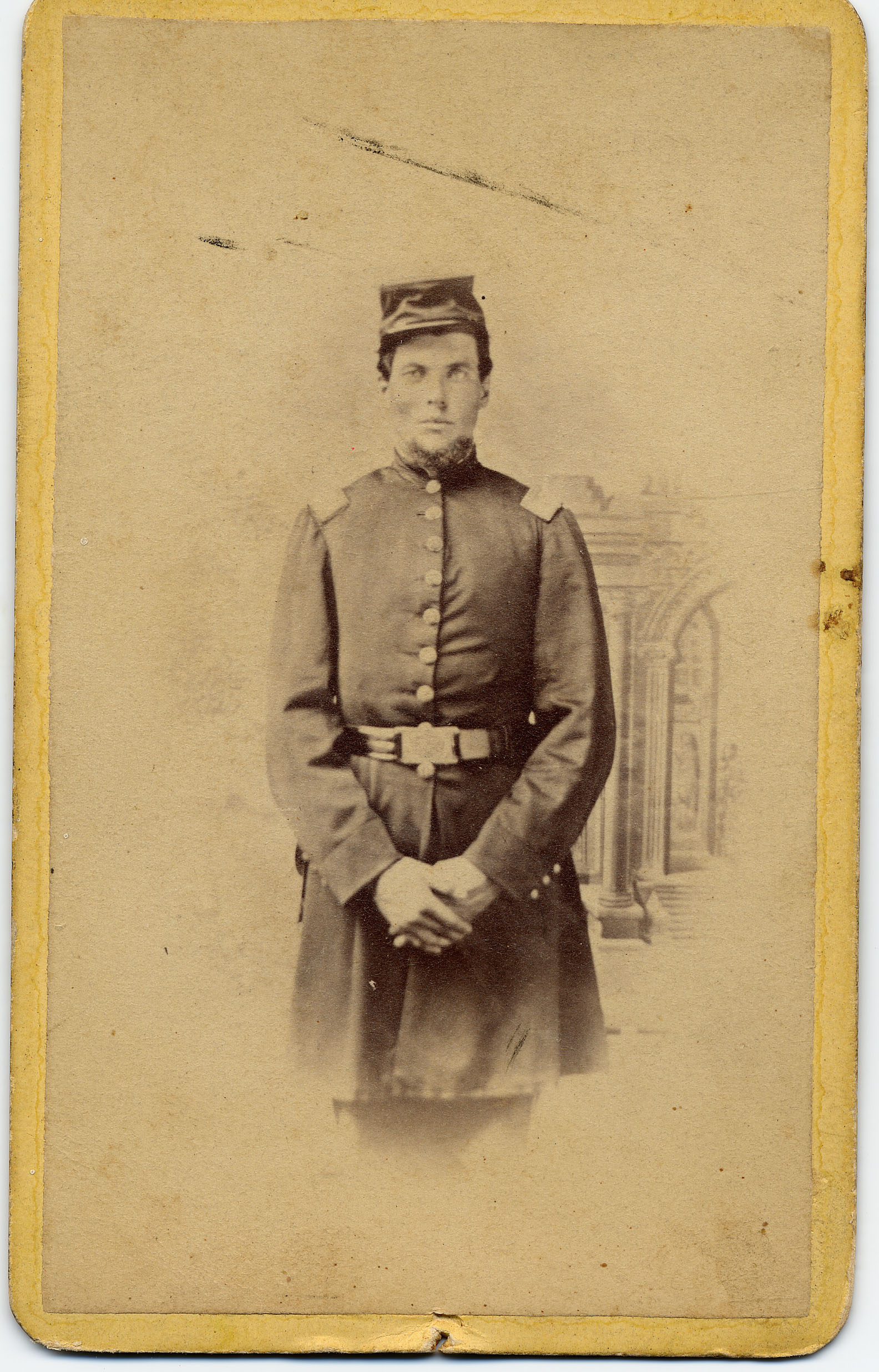 Captain George Stover, 28th NJ Volunteers, Photographer: John L. La Forge, Perth Amboy, NJ