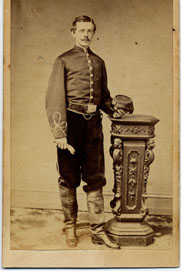 [2nd Lieutenant] W. G. Thompson, [8th NJ Volunteers], Photographer: Broadbent and Co., Philadelphia, PA, Remarks: Accession #1993.083; 15 January 1864