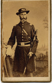 Captain Frank Tyler, 21st NJ Volunteers, Photographer: Victo Piard, Jersey City, NJ