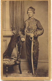 Lieutenant Henry A. Van Ness, 1st U.S. Hassars, Photographer: Park Gallery, Newark, NJ, Remarks: Accession #1993.083