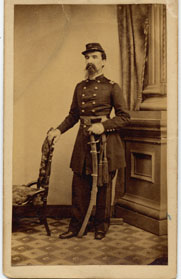 Captain Christian Woerner, 1st NJ Artillery, Photographer: C. F. May, Hoboken, NJ