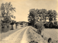 "Near Van Winkle's Tavern, East of Paterson." [looking north]