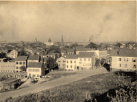 "View of Paterson, looking North from the Canal."