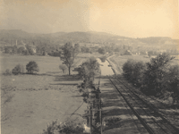 "Montville from Plane 8 East." [looking north toward the top of Plane 9 in the distance]