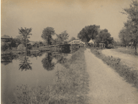 "Canal at Denville." [looking west; actually Lincoln Park]