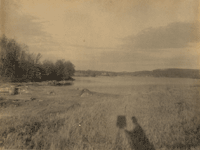 "Lake Hopatcong, Lock at the Feeder." [looking north; actually the stop gate, not the lock]