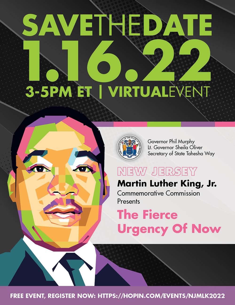 New Jersey Martin Luther King, Jr. Commemorative: The Fierce Urgency of Now