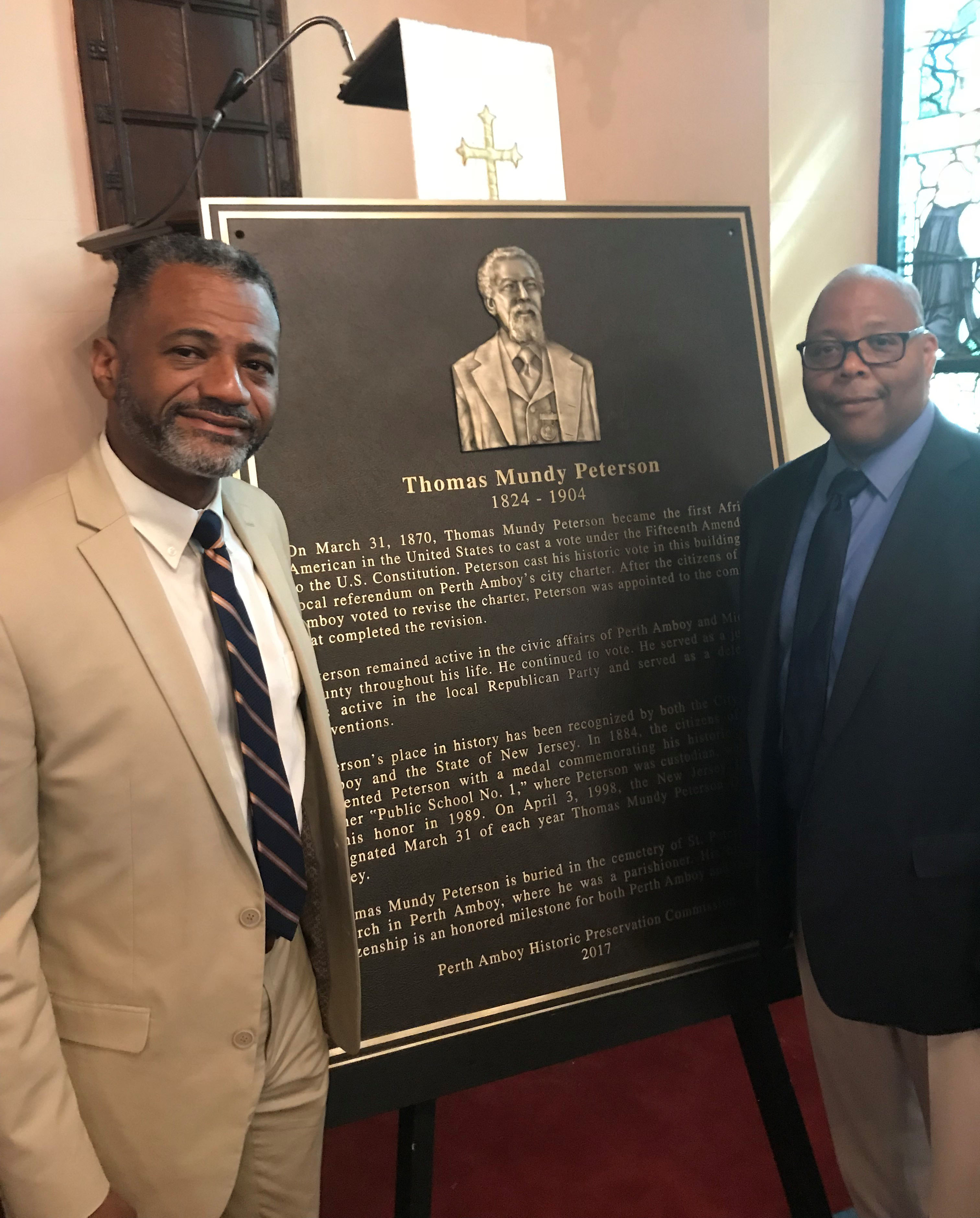 Thomas Mundy Peterson Plaque Unveiling