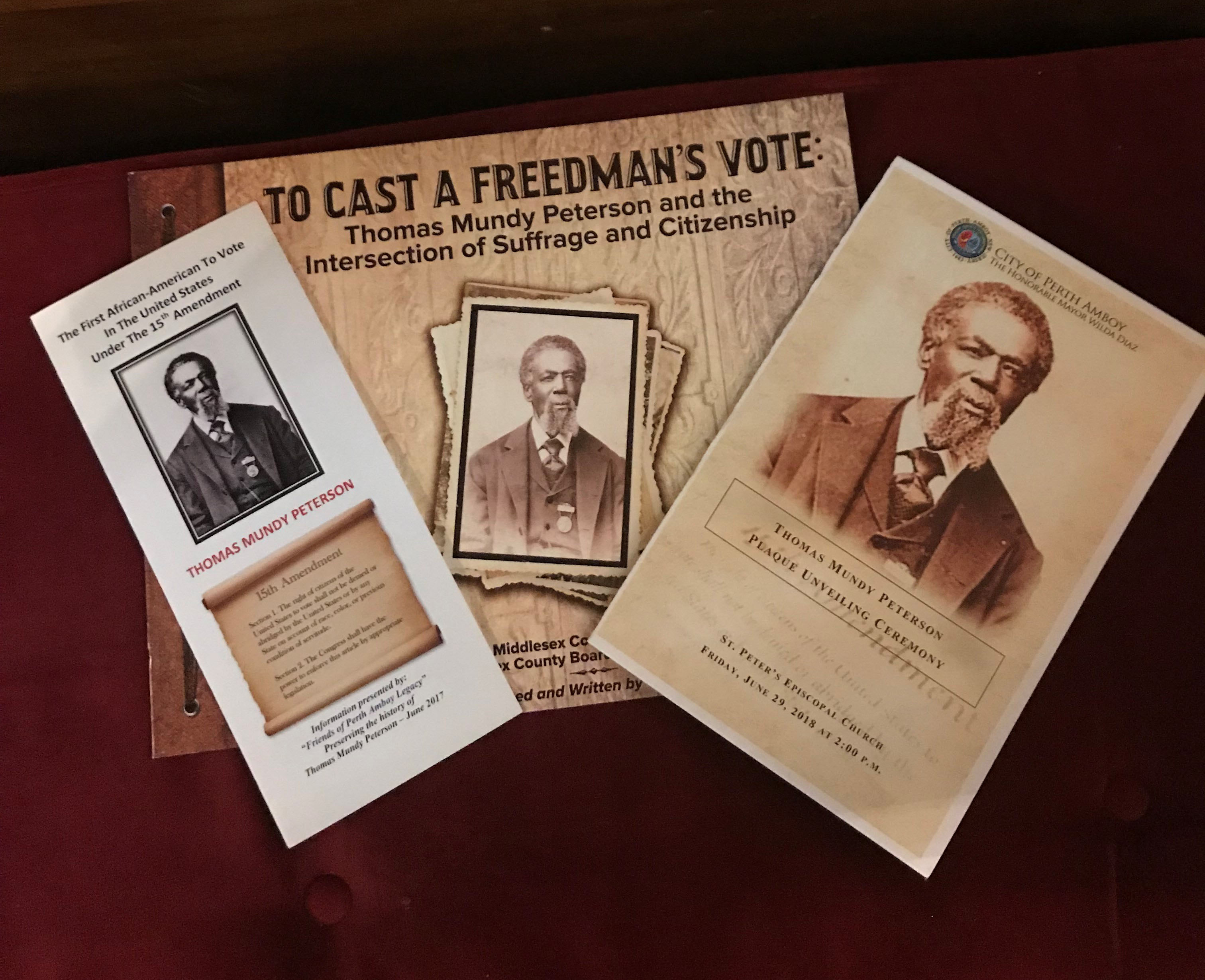 Thomas Mundy Peterson Plaque Unveiling