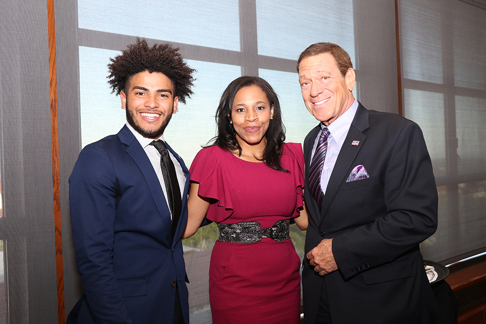 Carlos P, 2017 National Youth of the Year; Secretary of State Tahesha Way; and Joe Piscopo, BGCNJ Celebrity spokesperson