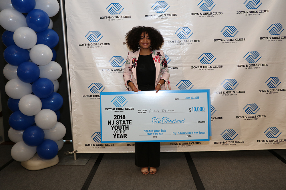 Fradely D. named the New Jersey Youth of the Year by Boys & Girls Clubs of America.