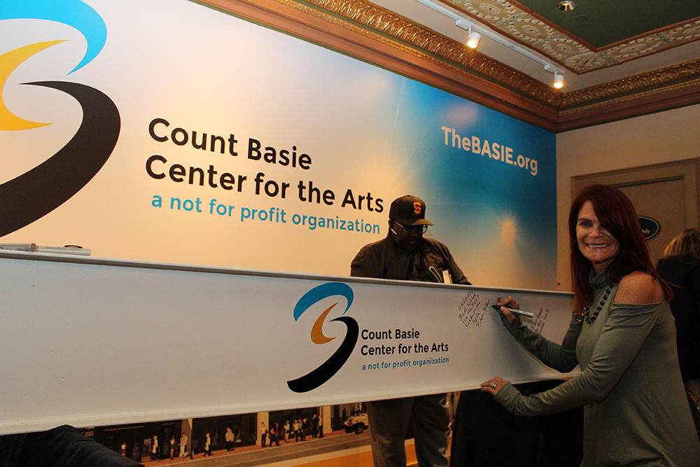 Count Basie Center for the Arts Last Beam Signing