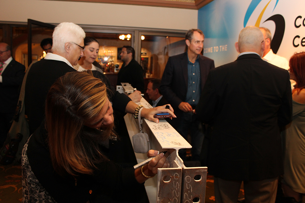 Count Basie Center for the Arts Last Beam Signing