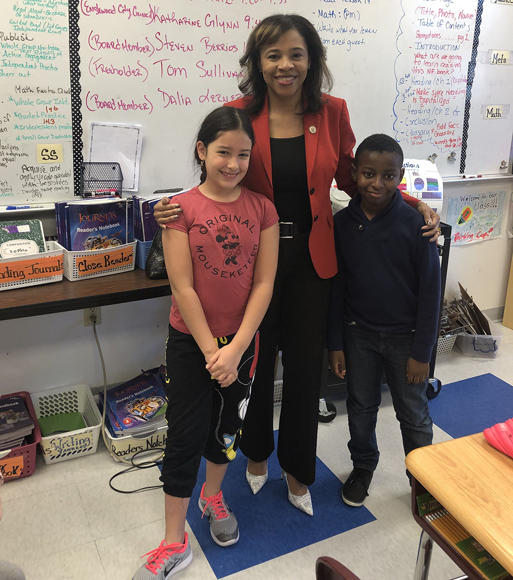 Secretary of State Tahesha Way visits Dr. Leroy McCloud Elementary School