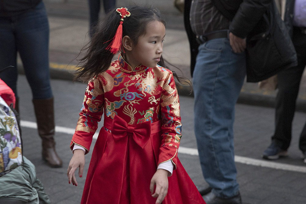 Secretary of State Tahesha Way marches in Chinese New Year parade