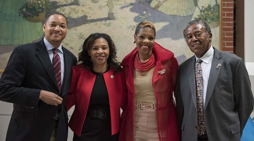 Secretary of State Tahesha Way speaks at Wayne Hills High School - Link - https://www.state.nj.us/state/sos-secretary-in-the-community-2019-0523.shtml