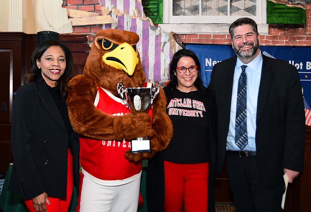  Ballot Bowl 2019 Touchdown Ceremony at Drew University - Link - https://www.state.nj.us/state/sos-secretary-in-the-community-2019-1104.shtml