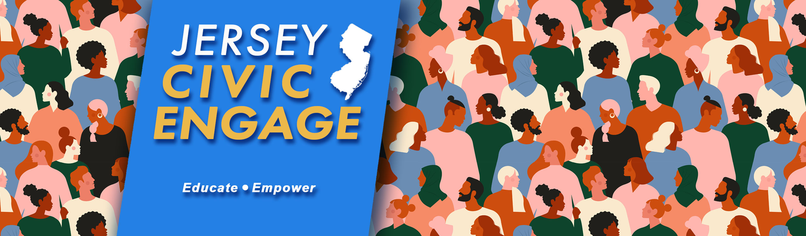Jersey Civic Engage logo and graphic