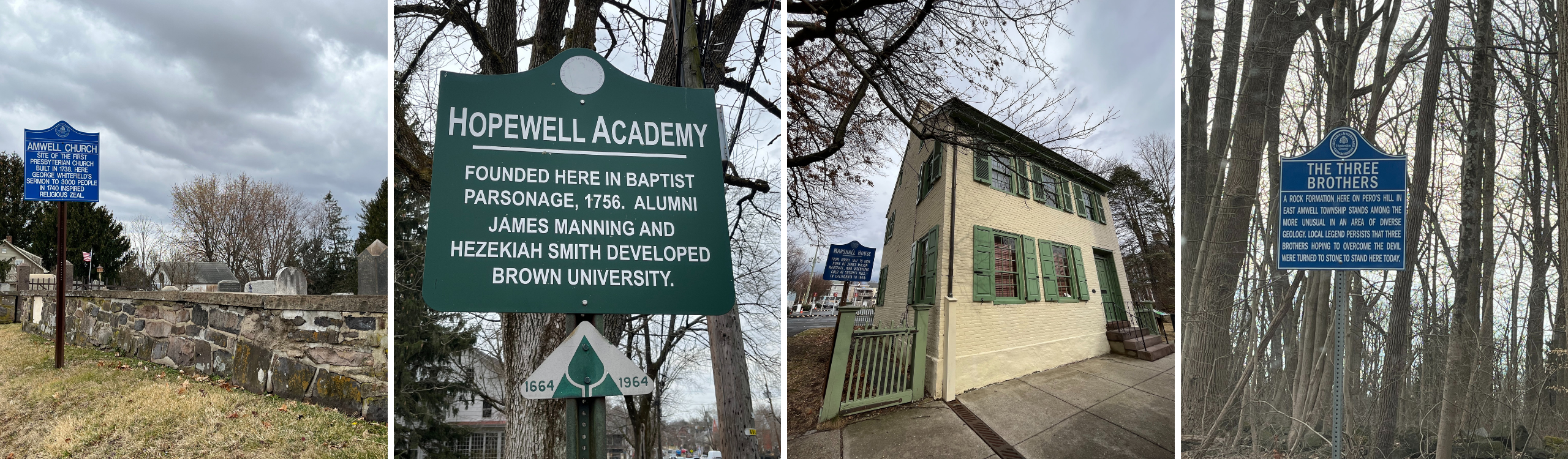 Examples of Historical Markers in New Jersey