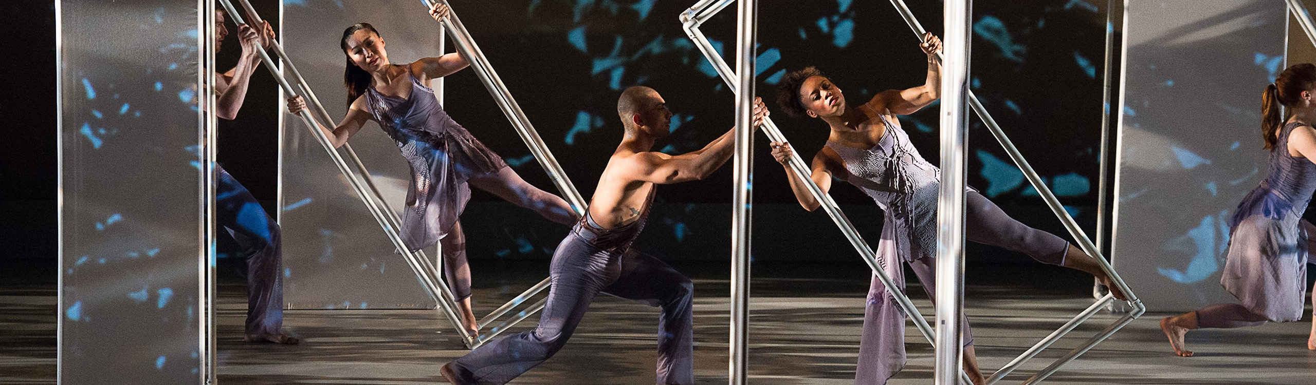 a modern dance company performing