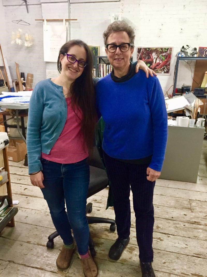 Left: Apprentice, Rachel Asarnow; Right: Master, Deborah Ugoretz; Red Hook, Brooklyn Studio