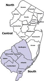 south region map