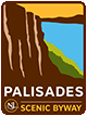palisades scenic byway sign graphic