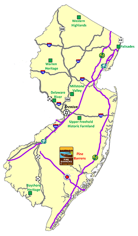 scenic byways map graphic