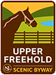 upper freehold scenic byway sign graphic