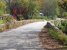 view of road and bridge from route 57 photo
