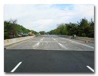 This view is of Route 280 looking west over the new structure photo.