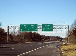 I-287 northbound at Milepost 17.8