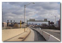 lane closure on the 14th street viaduct photo