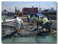 concrete pour photo