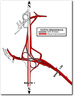 Route 130 map