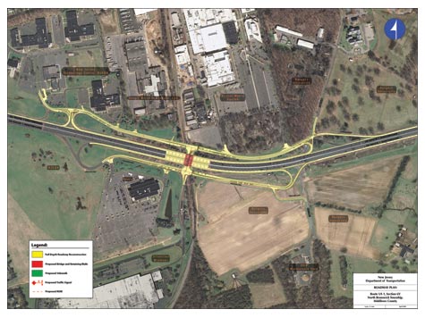 roadway plan graphic