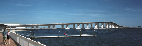 Rendering of future bridge (from Somers Point)