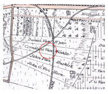 Map of the Covert/Larch Historic District