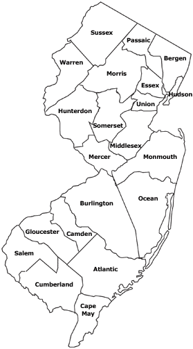 New Jersey Map