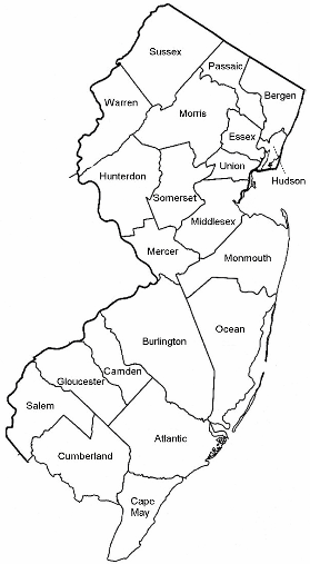 New Jersey Map