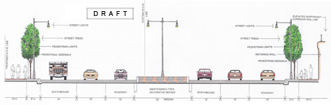 six-lane concept rendering