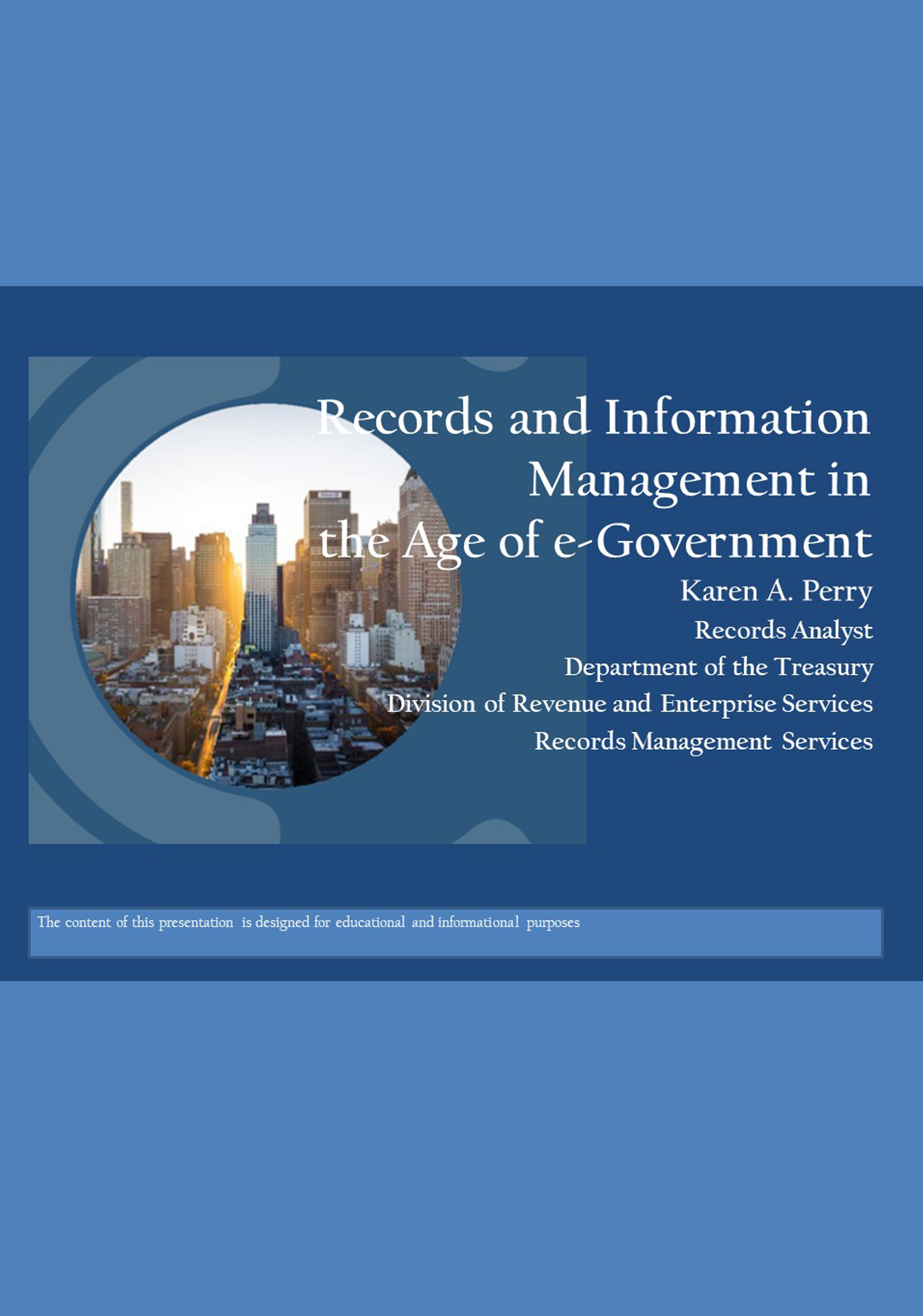 Records and Information Management