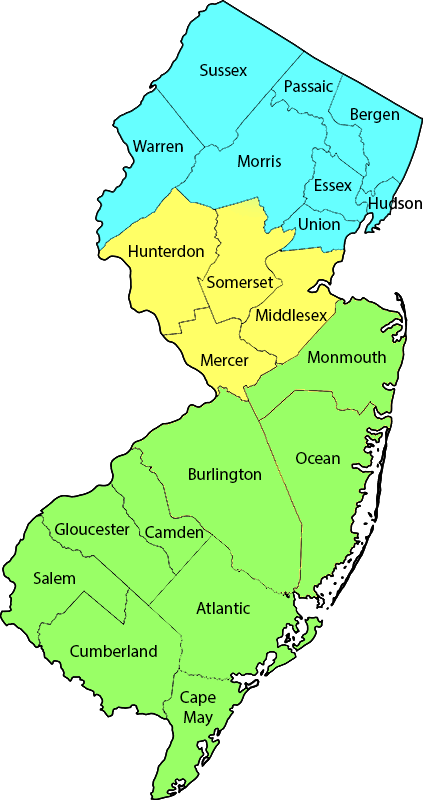 New Jersey Map