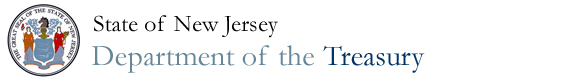 The Official Web Site For The State of New Jersey - Department of Treasury