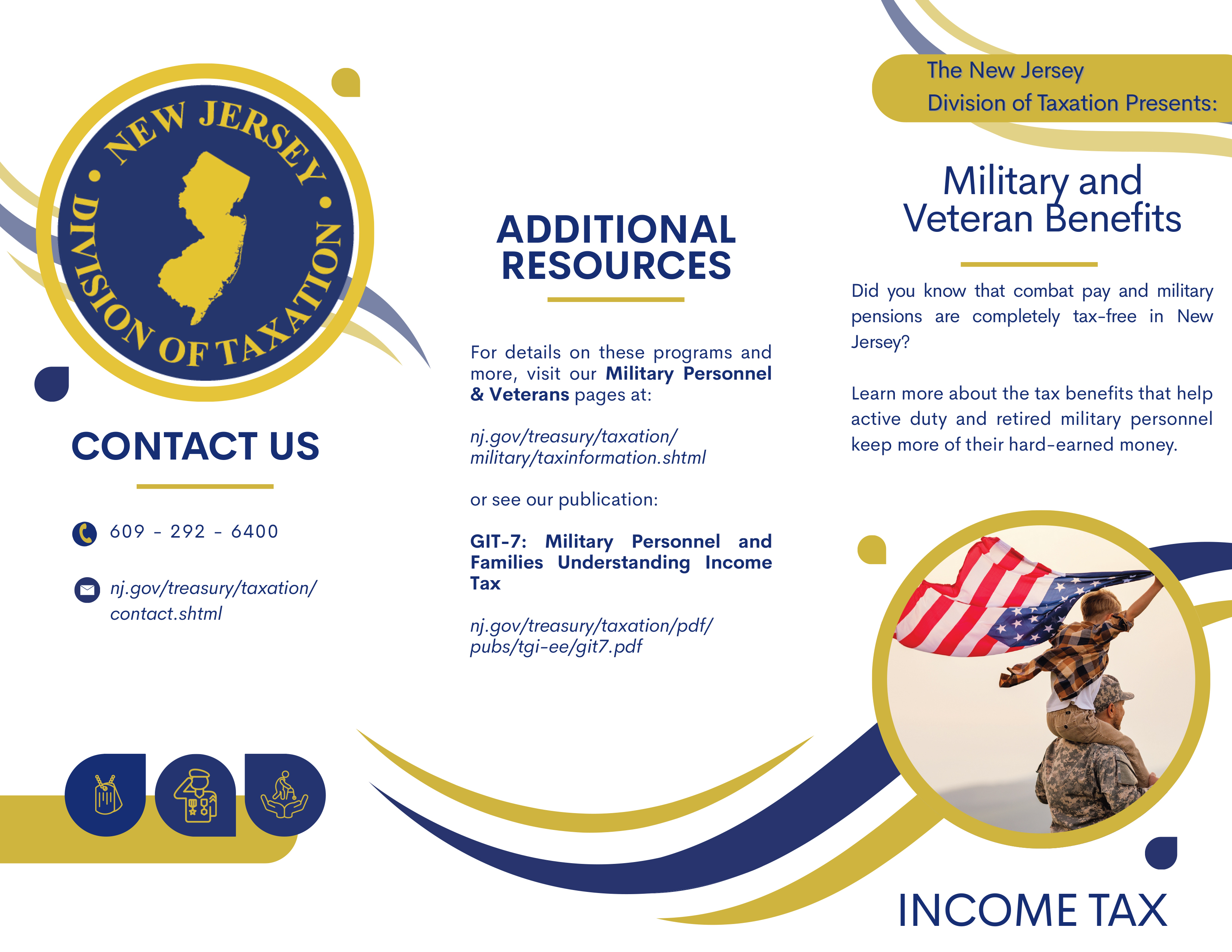 NJ Veteran Tax Benefits - Income Tax