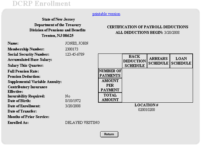 dcrp enrollment screen 3